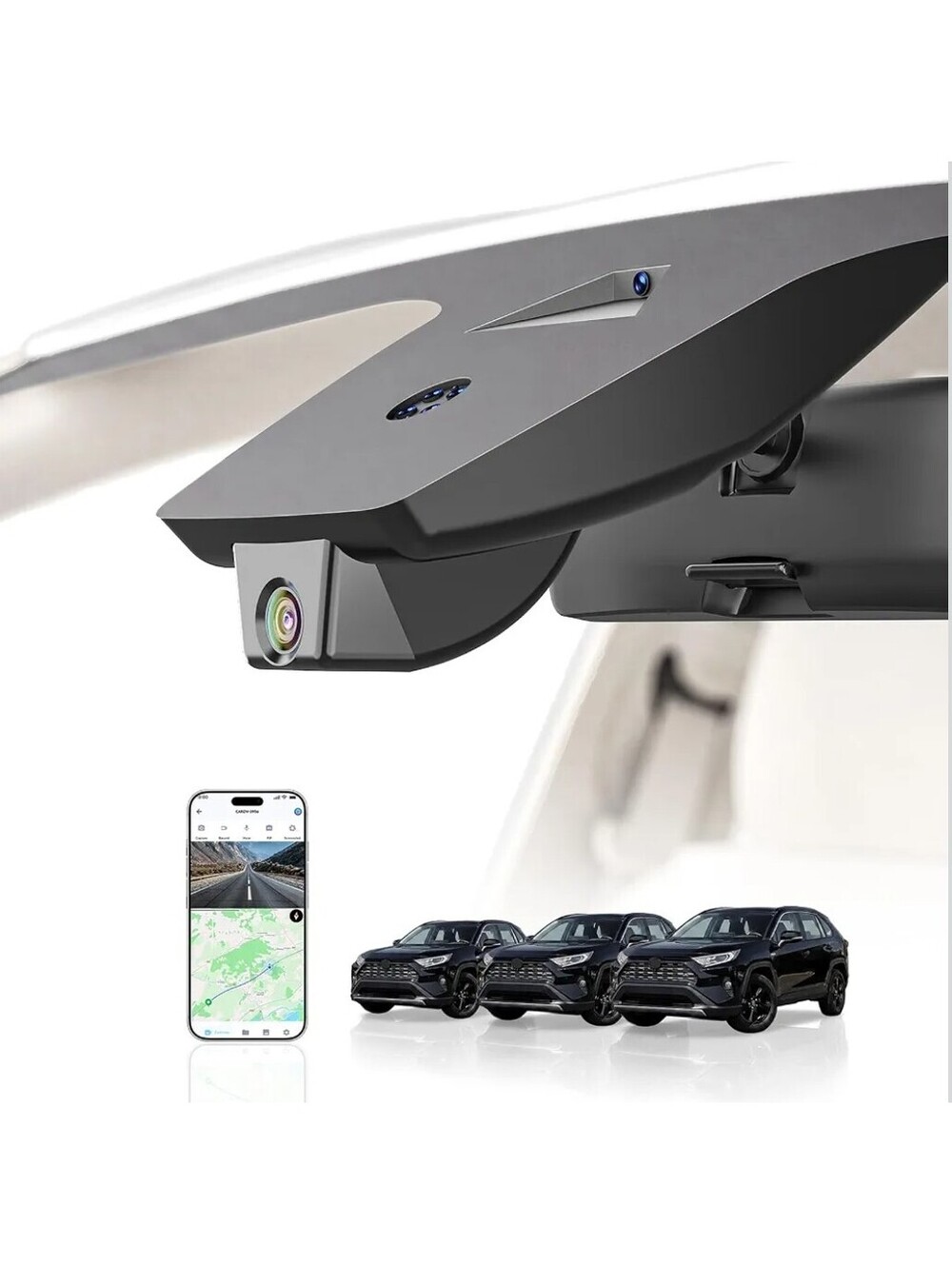 Toyota RAV4 2019-2021 4K OEM Dash Cam 5.8G WiFi 64GB GPS Night Vision